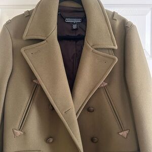 Marc By Marc Jacobs Khaki Pea Coat